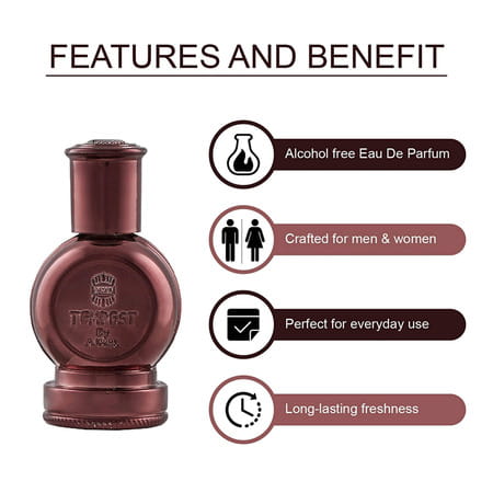 Ajmal Tempest Cp Oil 12ml For Unisex And Colaba Mukhallat Cp Attar 14ml For Unisex