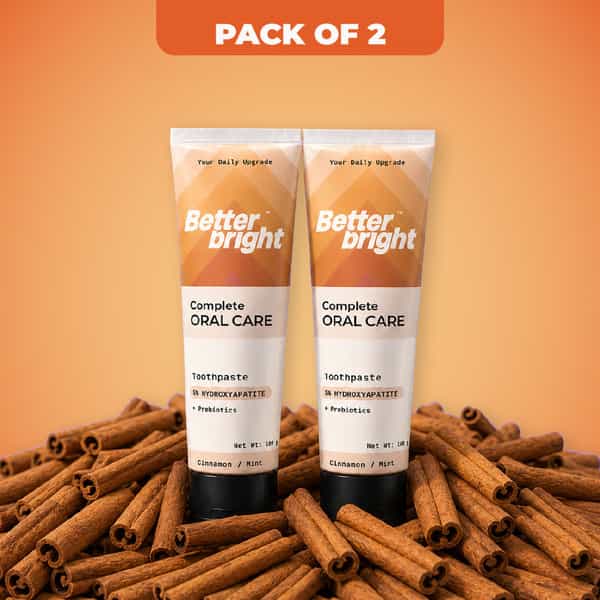 Cinnamon Mint Teeth Whitening| Sensitive Teeth| 5% Hap + Nha| Enamel Repair| Sls Free| 2 X 100G