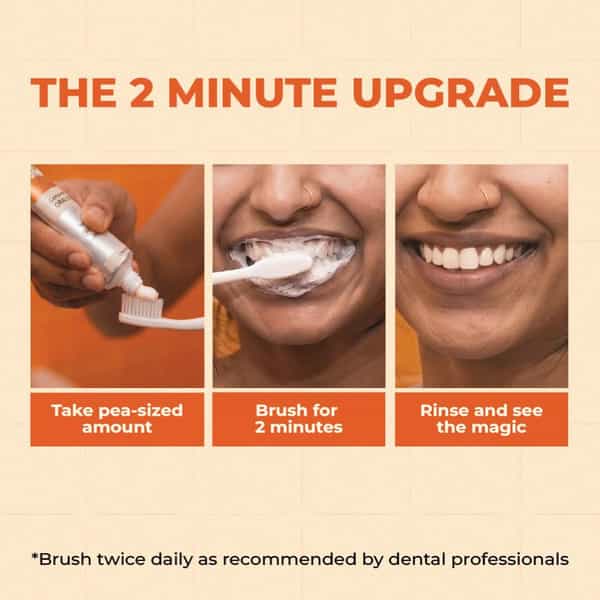 Cinnamon Mint Teeth Whitening| Sensitive Teeth| 5% Hap + Nha| Enamel Repair| Sls Free| 2 X 100G