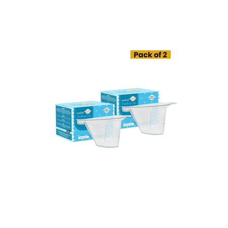 Imafeed Silicone Paladai Baby Feeding Cup 45Ml | Newborn | Safe Reusable Food Grade Silicone (2Pcs)