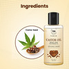 Tnw-The Natural Wash Castor Oil For Hair Skin & Nails Organic Virgin Cold Pressed Oil - 100 Ml