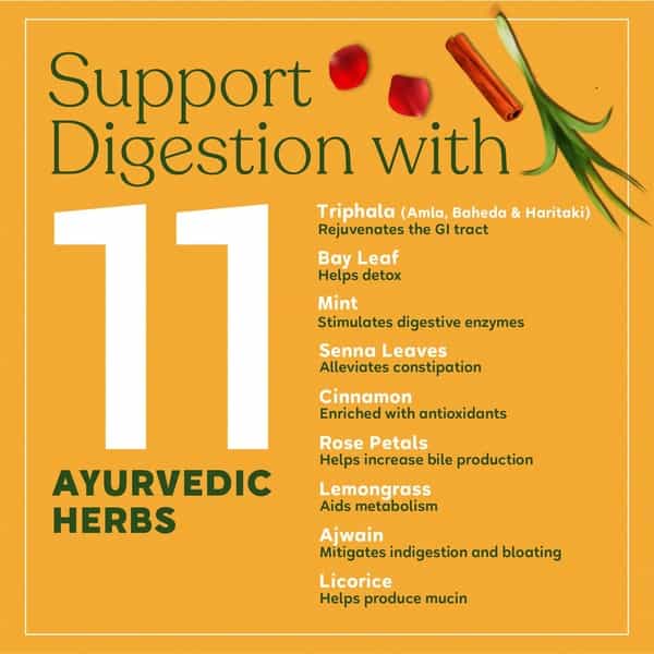 Kapiva Paachaka Green Tea Supports Digestion Enriched With Triphala Bay Leaf And Others 20 Tea Bags