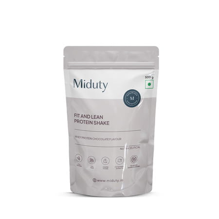Miduty Palak Notes Fit N Lean Protein Shake- Lean Protein For Weight Loss - 500 Grams
