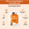 Naturyz Calcium Plus Formula With Vitamin D3 | Zinc And Magnesium (120 Tablets)