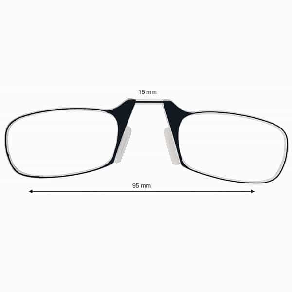 Klar Eye Quik Smartphone Reading Glasses Men And Women Powers +1 To +3+1 Power Black