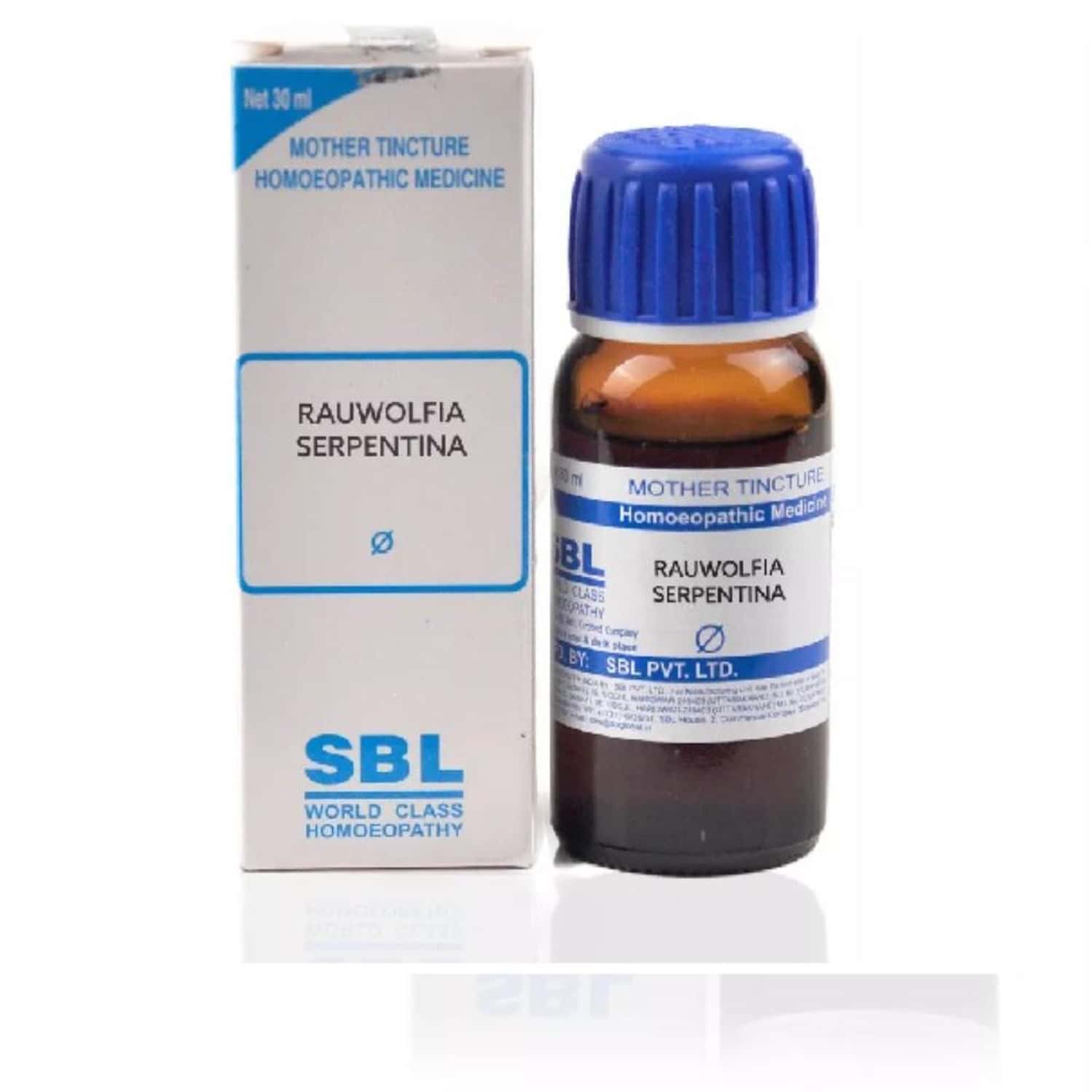 Sbl Rauwolfia Serpentina Mother Tincture Q 30 Ml Pack Of 2