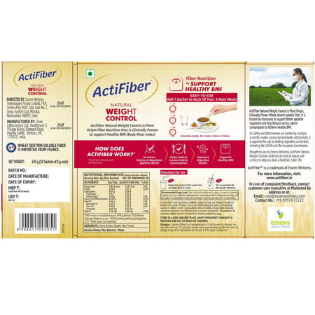 Actifiber Natural Weight Control - 240 G