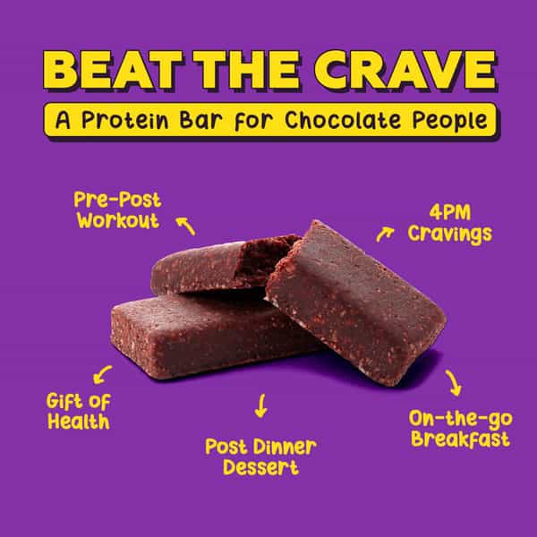 Yoga Bar Nutty Fudge Brownie Dessert Bar Variety Box Of 5X40g - 200Gm