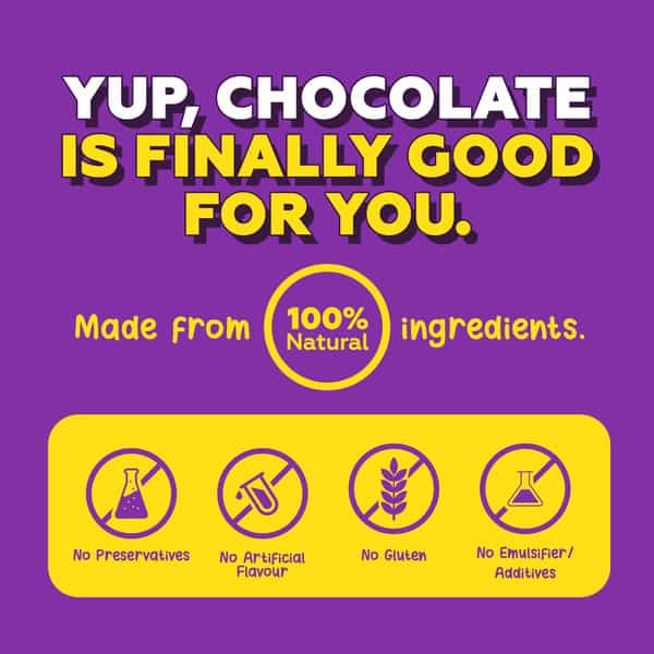 Yoga Bar Nutty Fudge Brownie Dessert Bar Variety Box Of 5X40g - 200Gm