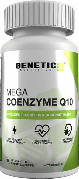 Genetic Nutrition - Mega Coenzyme Q10 30 Capsules