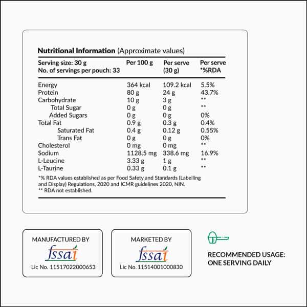 Nutrova Vegan Protein (Mango) 1Kg