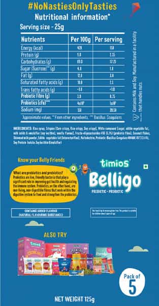 Timios Belligo Bar Pack Of 20-500G