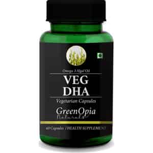 Greenopia Vegetarian Dha Omega-3 From Algal Oil | 60 Liquid Filled Vegetarian Capsules