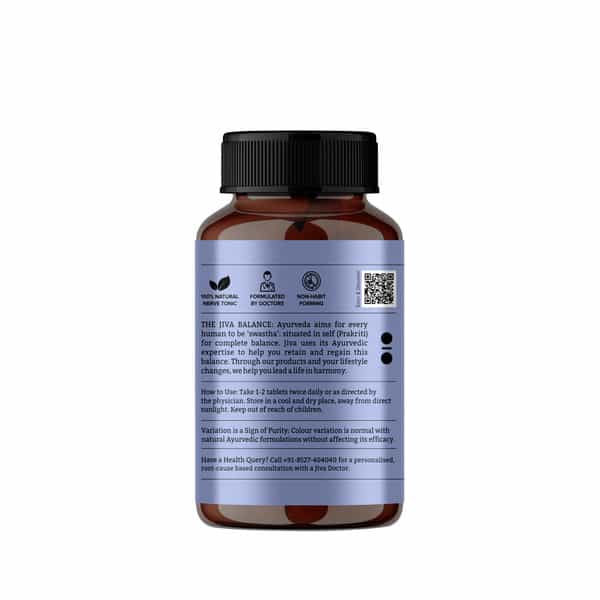 Jiva Stress-Free Tablets|Relieves Anxiety And Stress | Promotes Sound Sleep- 120 Tablets (Pack Of 2)