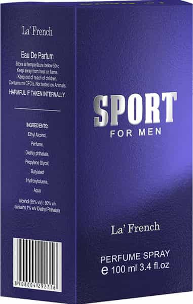 La French Sport Eau De Perfume For Men 100Ml
