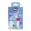 Chicco Natural Feeling Baby Milk Feeding Bottle|Wide Neck, Anti-Colic|Easy Milk Flow|0m+|150ml, Blue
