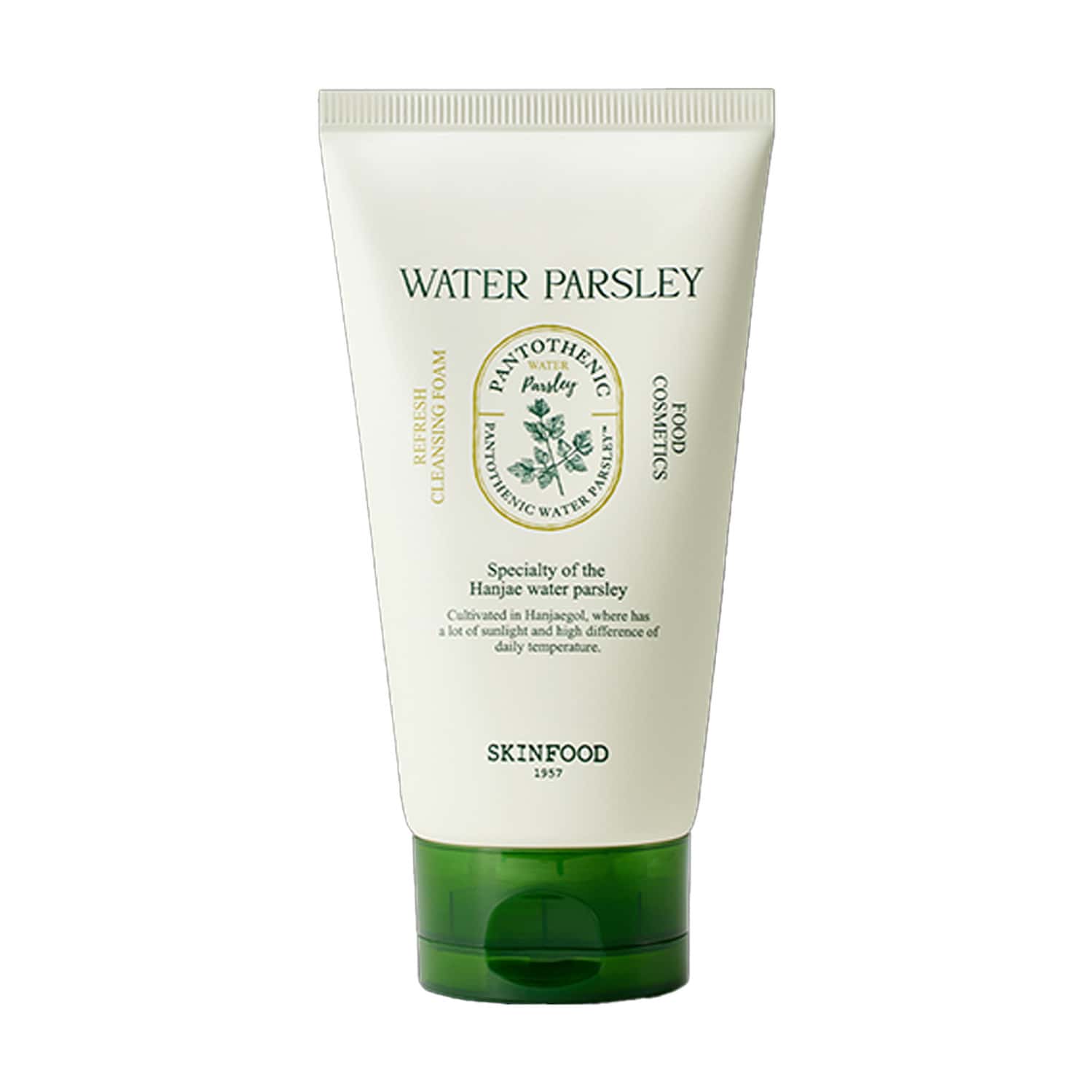 Skinfood Pantothenic Water Parsley Refresh Cleansing Foam - Korean Face Cleanser - 150ml