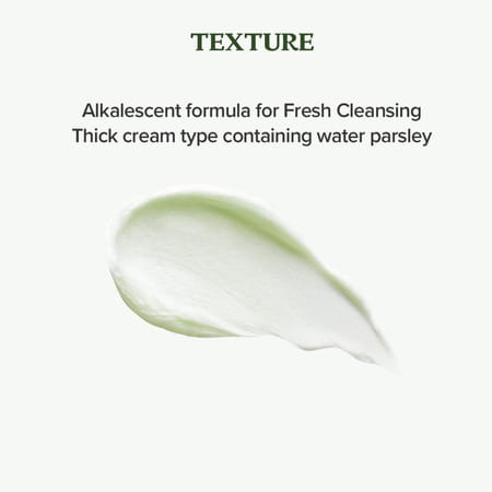 Skinfood Pantothenic Water Parsley Refresh Cleansing Foam - Korean Face Cleanser - 150Ml