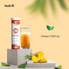 Healthvit Collagen 1000Mg Collagen Peptides - 10 Effervescent Tablets Pineapple Flavor