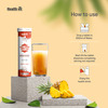 Healthvit Collagen 1000Mg Collagen Peptides - 10 Effervescent Tablets Pineapple Flavor