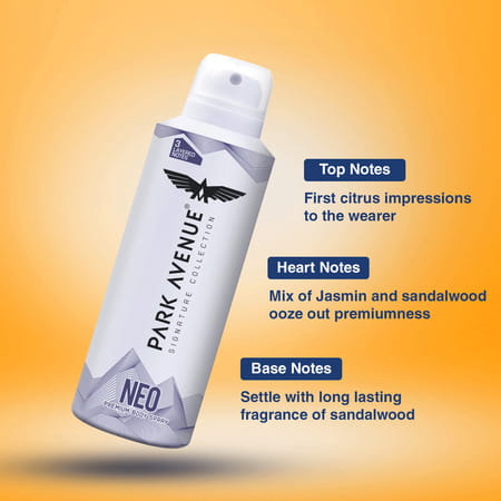 Park Avenue Signature Neo Deodorant Perfume For Men Fresh Long Lasting Fragrance 150 Ml