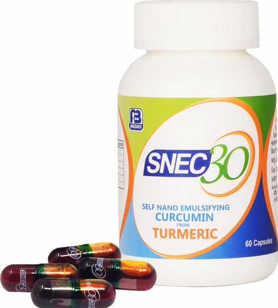 Snec 30 - Nano Curcumin Turmeric Capsules Pack Of 60 Capsules