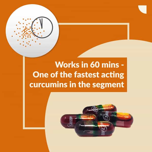 Snec 30 - Nano Curcumin Turmeric Capsules Pack Of 60 Capsules