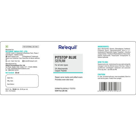 Re'Equil Pitstop Blue Niacinamide Serum