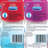 Durex Multi-Pack Condoms For Men (Extra Ribbed Extra Thin) - 10 Count (Pack Of 2)
