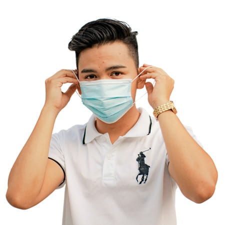 Advind Healthcare Non- Woven Disposable 3 Ply Surgical Mask With Melt Blown Fabric (Pack Of 300)