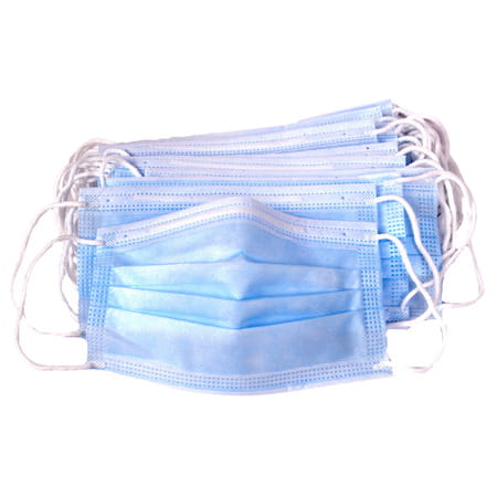 Advind Healthcare Non- Woven Disposable 3 Ply Surgical Mask With Melt Blown Fabric (Pack Of 300)