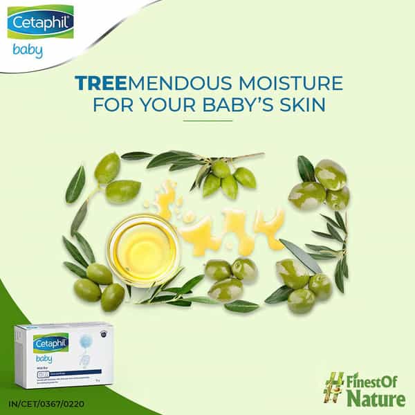 Cetaphil Baby Mild Bar For Face And Body Pack Of 3 (75G X 3 Sensitive Skin)