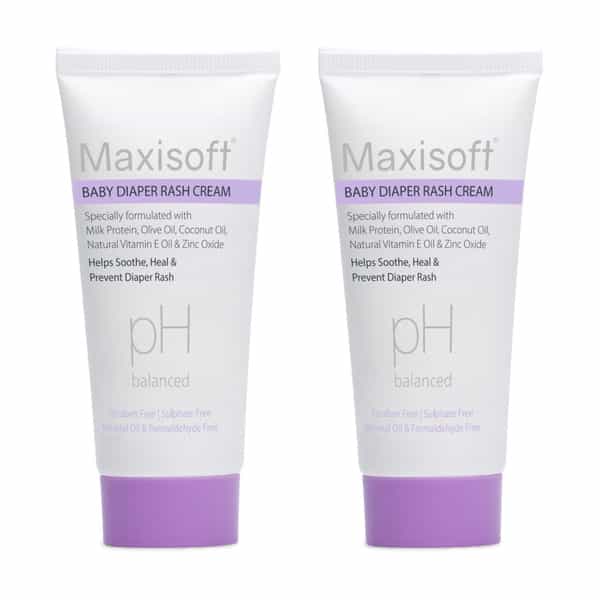 Maxisoft Baby Diaper Rash | Ph Balanced | Cream | Tube | 50 Gm | Pack Of 2