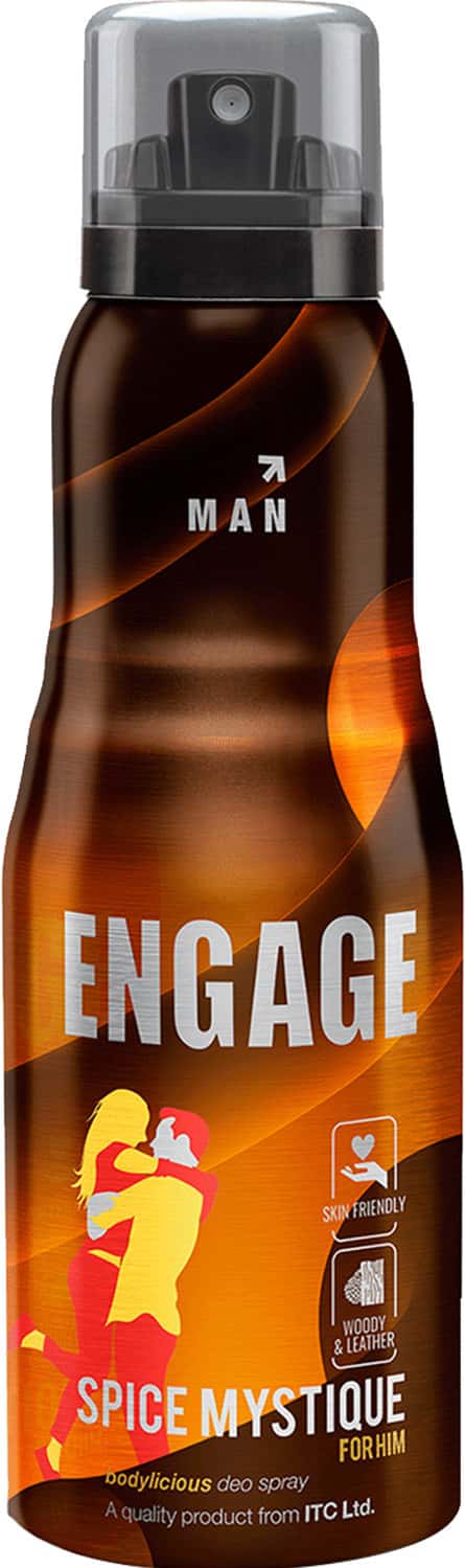 Engage Spice Mystique Deodorant For Men Woody And Leather Skin Friendly- 150ml
