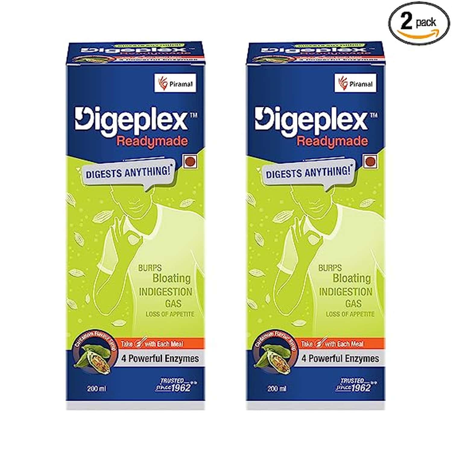 Digeplex Readymade Liquid | Pack Of 2 (200 Ml X 2) | Green