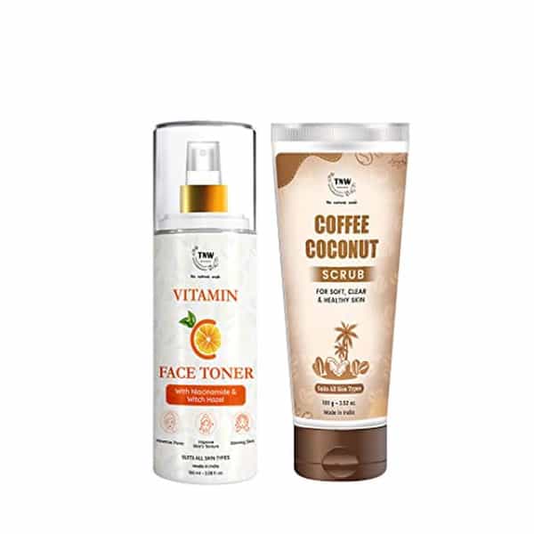 Tnw The Natural Wash Vitamin C Face Toner & Coffee Coconut Scrub |