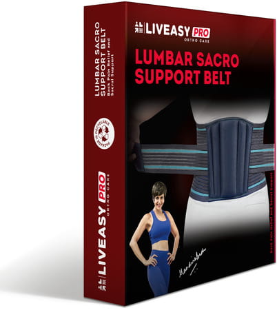 Liveasy Pro Ortho Care Lumbar Sacro Support Belt - L