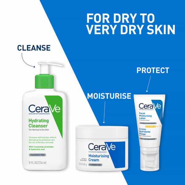 Cerave Moisturizing Cream For Dry To Very Dry Skin - 340Gm