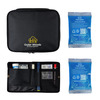 Outer Woods Insulin Cooler Bag Plus With 2 Ice Gel Packs | 12+ Hrs Cooling | Insulin Carrier - Black
