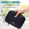 Outer Woods Insulin Cooler Bag Plus With 2 Ice Gel Packs | 12+ Hrs Cooling | Insulin Carrier - Black