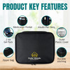 Outer Woods Insulin Cooler Bag Plus With 2 Ice Gel Packs | 12+ Hrs Cooling | Insulin Carrier - Black