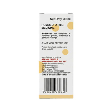 Bakson Homoeopathy V34 Drops | Tumour |For Veterinary Use | 30 Ml