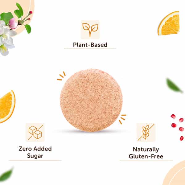 Neuherbs Apple Cider Vinegar Orange Flavour 20 Effervescent Tablets For Weight Management