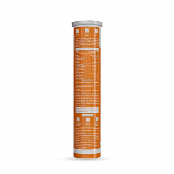 Neuherbs Apple Cider Vinegar Orange Flavour 20 Effervescent Tablets For Weight Management