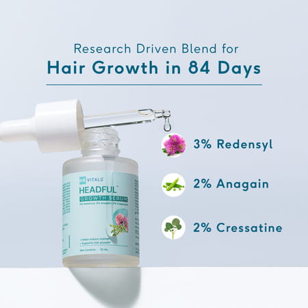 Hk Vitals Hairfall Kit Stage 1 | Hair Multivitamin | Shampoo | Growth Serum | Combo Pack