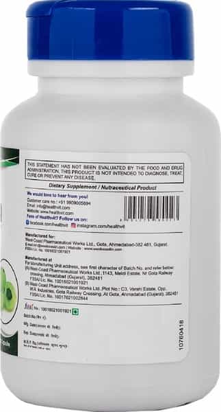 Healthvit Amla Powder 250 Mg -60 Capsules