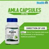 Healthvit Amla Powder 250 Mg -60 Capsules