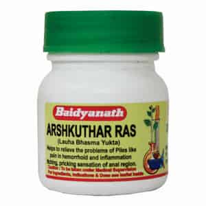 Baidyanath Asli Ayurved Arshkuthar Ras - 40 Tablets (pack Of 2)