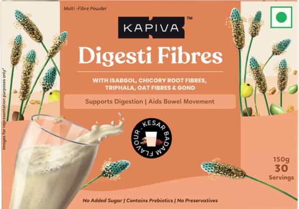 Kapiva Kesar Badam Digesti Fibres - Blend Digestion & Constipation Relief