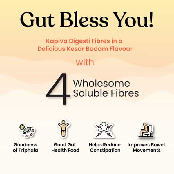 Kapiva Kesar Badam Digesti Fibres - Blend Digestion & Constipation Relief